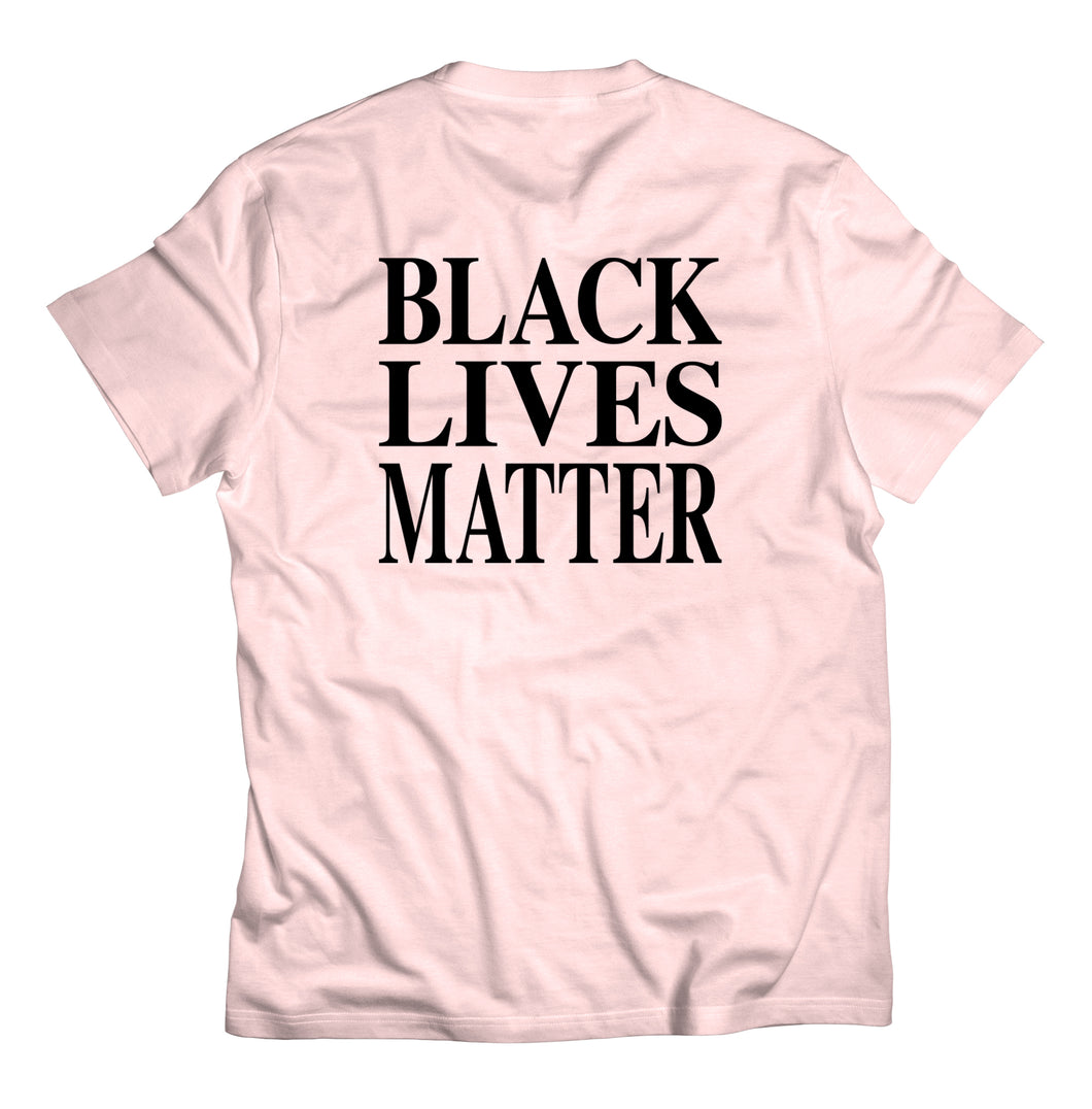 Black Lives Matter Tee - Soft Pink
